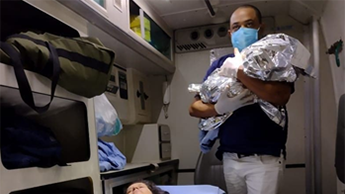 Equipes da Via 040 auxiliam o parto do 27º bebê na BR-040!